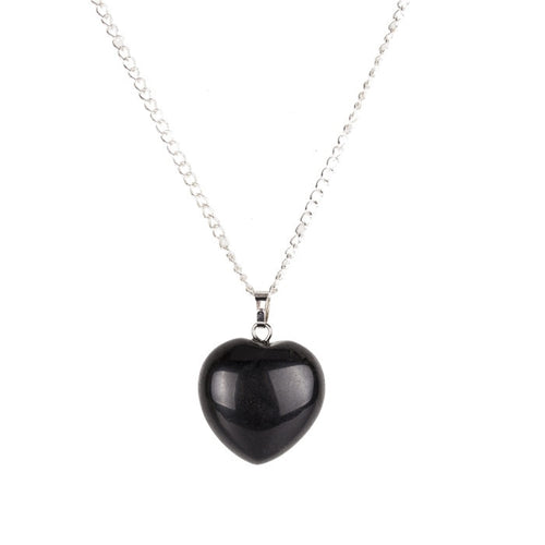 Black Heart Necklace