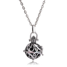 Load image into Gallery viewer, Lava Stone Aromatherapy Necklace