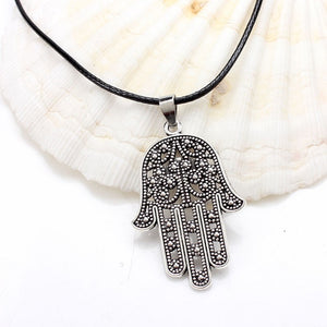 Evil Eye Hand Necklace