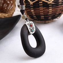 Load image into Gallery viewer, Black Sandalwood Wooden Necklaces