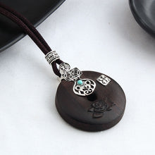 Load image into Gallery viewer, Black Sandalwood Wooden Necklaces