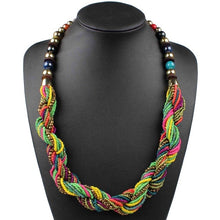 Load image into Gallery viewer, Handmade Small Beads Colorful Necklace