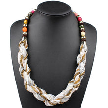 Load image into Gallery viewer, Handmade Small Beads Colorful Necklace