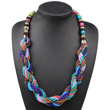 Load image into Gallery viewer, Handmade Small Beads Colorful Necklace