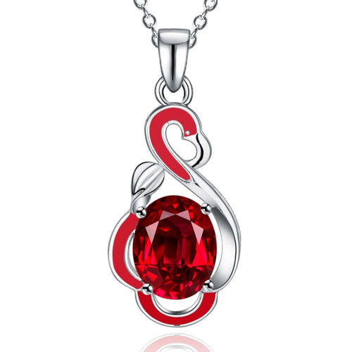 Red Jewelry Chains Necklace
