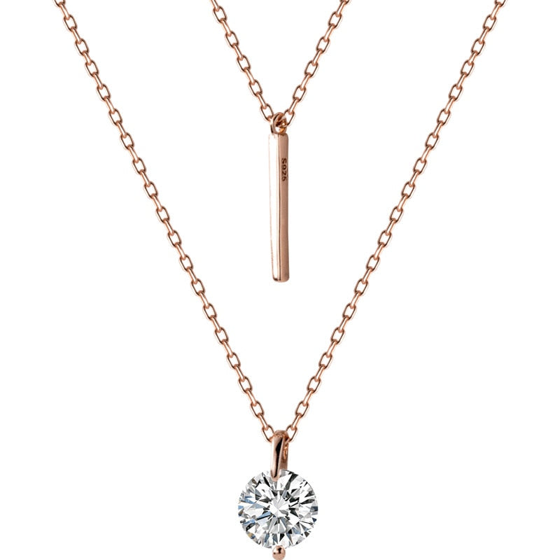 Jewelry Golden Lucky Bar Necklace
