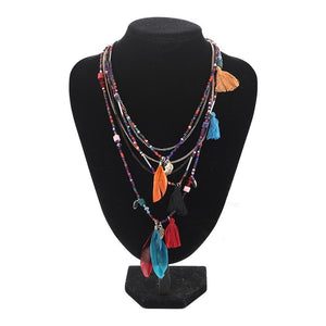 Bohemian Feather Necklaces