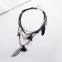 Load image into Gallery viewer, Bohemian Feather Necklaces