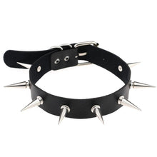 Load image into Gallery viewer, Collar With Spikes Rivets Necklace