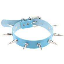 Load image into Gallery viewer, Collar With Spikes Rivets Necklace