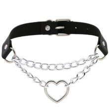 Load image into Gallery viewer, Heart Chain Necklace