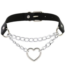 Load image into Gallery viewer, Heart Chain Necklace