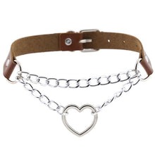 Load image into Gallery viewer, Heart Chain Necklace