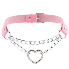 Load image into Gallery viewer, Heart Chain Necklace