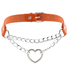 Load image into Gallery viewer, Heart Chain Necklace