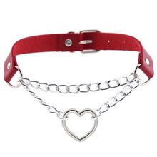 Load image into Gallery viewer, Heart Chain Necklace