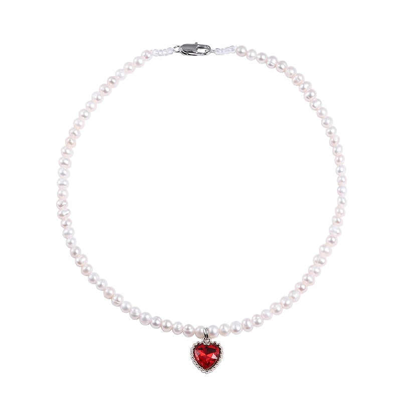 Pearl Ruby Necklace