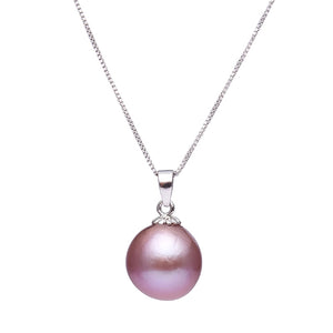 Purple Pearl Necklace