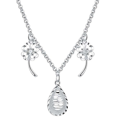 Silver Jewelry Chains Necklace