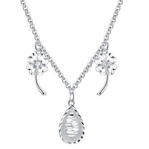 Silver Jewelry Chains Necklace
